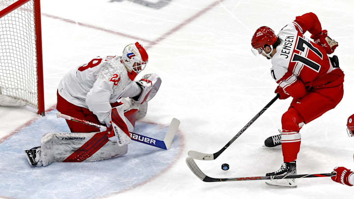 Denmark is set to take on Latvia in Olympic action.