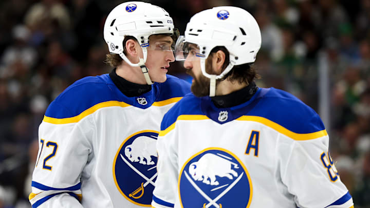 Buffalo Sabres forwards and Team USA hopefuls Tage Thompson and Alex Tuch Buffalo Sabres forwards and Team USA hopefuls Tage Thompson and Alex Tuch