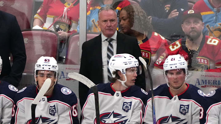 Columbus Blue Jackets fired coach Dean Evason