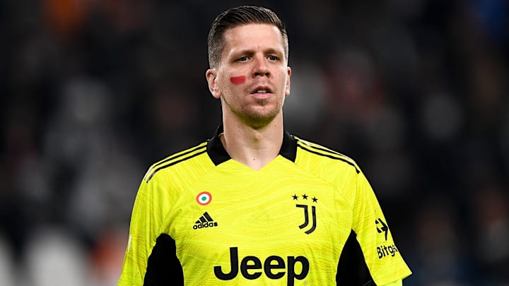 Wojciech Szczesny of Juventus FC looks on during the Serie A...