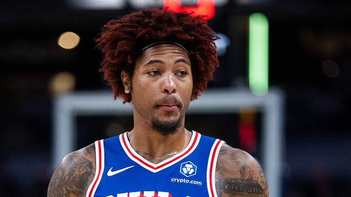 Feb 24, 2026; Indianapolis, Indiana, USA; Philadelphia 76ers forward/guard Kelly Oubre Jr. (9) in the first half against the Indiana Pacers at Gainbridge Fieldhouse. Mandatory Credit: Trevor Ruszkowski-Imagn Images Feb 24, 2026; Indianapolis, Indiana, USA; Philadelphia 76ers forward/guard Kelly Oubre Jr. (9) in the first half against the Indiana Pacers at Gainbridge Fieldhouse. Mandatory Credit: Trevor Ruszkowski-Imagn Images
