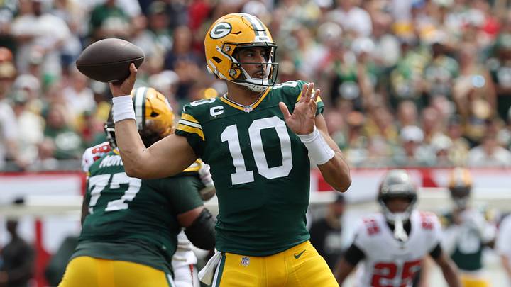 Jordan Love has thrown two touchdown passes in all four games this season. Jordan Love has thrown two touchdown passes in all four games this season.