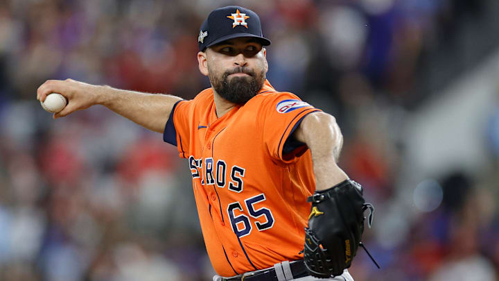 Houston Astros pitcher Jose Urquidy