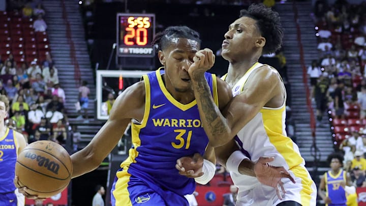 2023 NBA Summer League - Golden State Warriors v Los Angeles Lakers