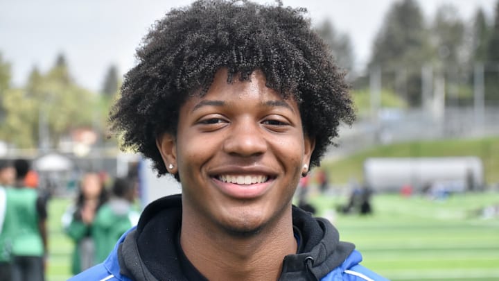 Hazen junior Kenyon Andrews set the Washington all-time record in the boys 300-meter hurdles in April with time of 36.24 seconds.d Hazen junior Kenyon Andrews set the Washington all-time record in the boys 300-meter hurdles in April with time of 36.24 seconds.d