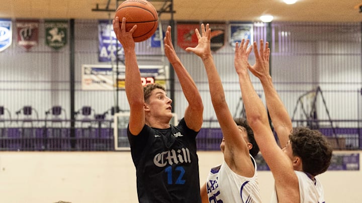Churchill’s Jace Litten is better known as a baseball prospect but averaged 18.2 points per game as a sophomore.