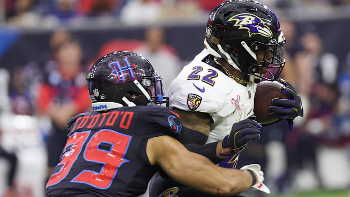 The Houston Texans will need to slow down Baltimore Ravens running back Derrick Henry in order to head into their Week 6 bye with a second consecutive win