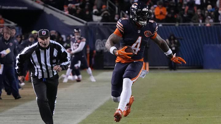 Chicago Bears running back D'Andre Swift.