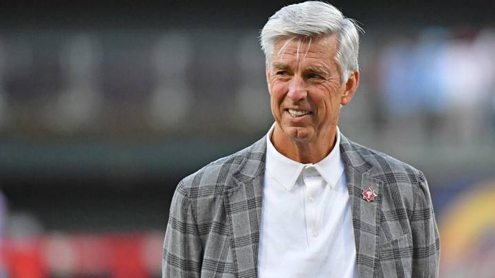Apr 10, 2023; Philadelphia, Pennsylvania, USA; Philadelphia Phillies President of Baseball Operations Dave Dombrowski before game against the Miami Marlins at Citizens Bank Park. Mandatory Credit: Eric Hartline-USA TODAY Sports Apr 10, 2023; Philadelphia, Pennsylvania, USA; Philadelphia Phillies President of Baseball Operations Dave Dombrowski before game against the Miami Marlins at Citizens Bank Park. Mandatory Credit: Eric Hartline-USA TODAY Sports