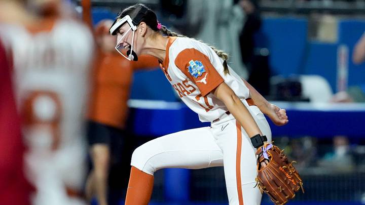 Texas pitcher Teagan Kavan.