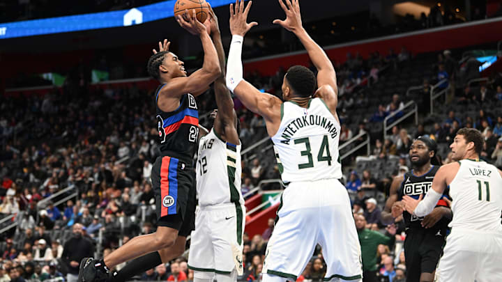 Pistons Extend Shocking Win Streak, Top Bucks Without Giannis in Milwaukee Showdown