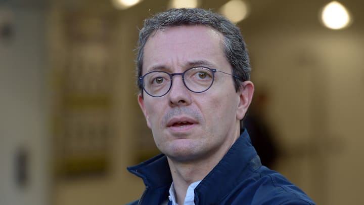 Jacques-Henri Eyraud veut innover pour relancer le foot français. Jacques-Henri Eyraud veut innover pour relancer le foot français.