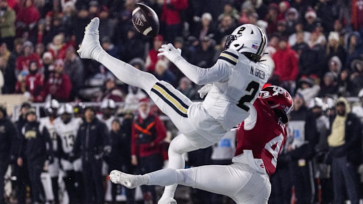 Purdue Boilermakers defensive back Nyland Green (2) is transferring to Arizona State.