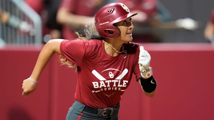 Oklahoma infielder Nelly McEnroe-Marinas Oklahoma infielder Nelly McEnroe-Marinas