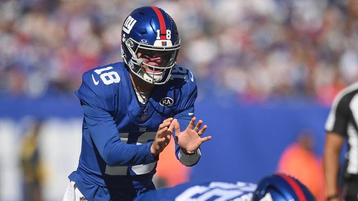 The Giants are starting J.J. McCarthy at quarterback against the Texans in Week 7. The Giants are starting J.J. McCarthy at quarterback against the Texans in Week 7.