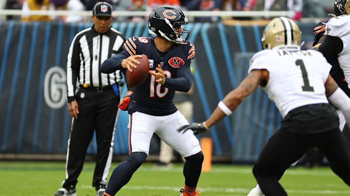 Red zone passing is bogging down for Bears quarterback Caleb Williams.