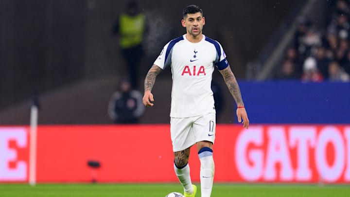 Cristian Romero, Eintracht Frankfurt v Tottenham Hotspur - UEFA Champions League 2025/26 League Phase MD8