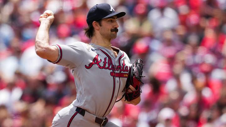 May 31, 2026; Cincinnati, Ohio, USA; Atlanta Braves pitcher Spencer Strider throws against the Cincinnati Reds in the first inning at Great American Ball Park. Mandatory Credit: Aaron Doster-Imagn Images May 31, 2026; Cincinnati, Ohio, USA; Atlanta Braves pitcher Spencer Strider throws against the Cincinnati Reds in the first inning at Great American Ball Park. Mandatory Credit: Aaron Doster-Imagn Images