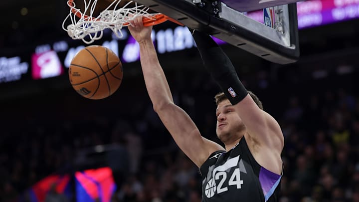 Utah Jazz center Walker Kessler is a solid prop target on Sunday.