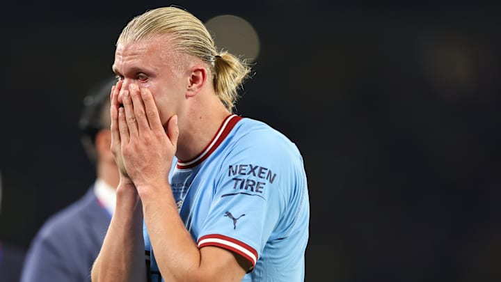 Erling Haaland était très ému après le sacre des siens en Ligue des champions.