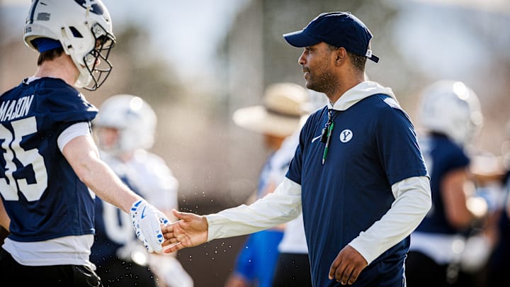 BYU cornerbacks coach Lewis Walker