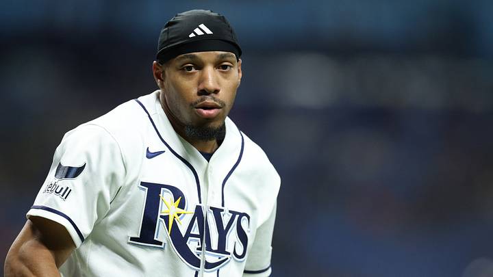 Sep 2, 2026; St. Petersburg, Florida, USA; Tampa Bay Rays outfielder Chandler Simpson (14) reacts after scoring a run in the fourth inning against the New York Mets at Tropicana Field. Mandatory Credit: Nathan Ray Seebeck-Imagn Images Sep 2, 2026; St. Petersburg, Florida, USA; Tampa Bay Rays outfielder Chandler Simpson (14) reacts after scoring a run in the fourth inning against the New York Mets at Tropicana Field. Mandatory Credit: Nathan Ray Seebeck-Imagn Images