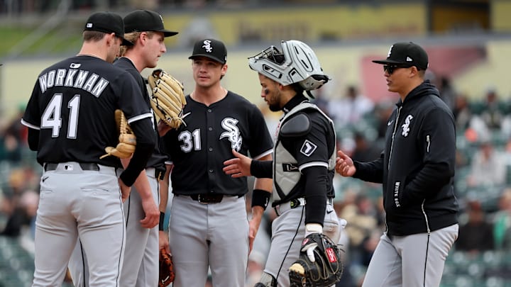 The Chicago White Sox meet on the mound against the Athletics at Sutter Health Park. 