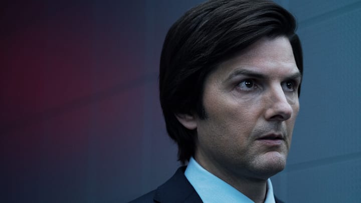 Adam Scott in Severance on Apple TV+