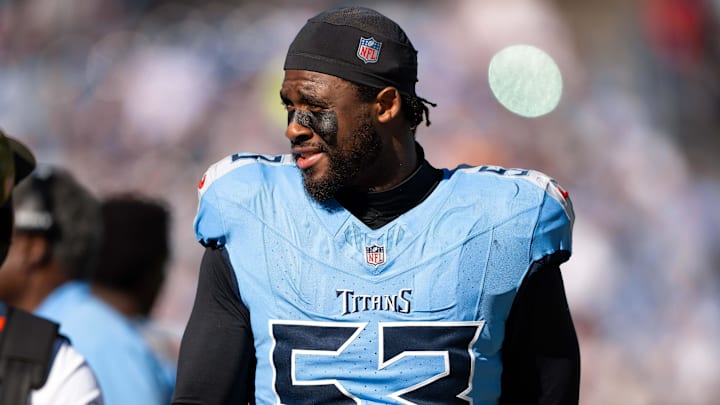 Tennessee Titans linebacker Jihad Ward (53)