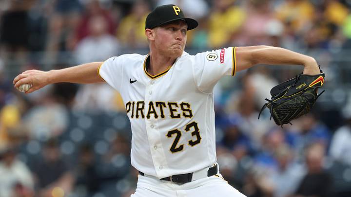 Jun 11, 2026; Pittsburgh, Pennsylvania, USA; Pittsburgh Pirates starting pitcher Mitch Keller (23) delivers a pitch against the Los Angeles Dodgers during the first inning at PNC Park. Mandatory Credit: Charles LeClaire-Imagn Images Jun 11, 2026; Pittsburgh, Pennsylvania, USA; Pittsburgh Pirates starting pitcher Mitch Keller (23) delivers a pitch against the Los Angeles Dodgers during the first inning at PNC Park. Mandatory Credit: Charles LeClaire-Imagn Images
