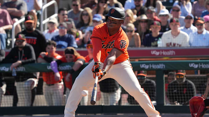 San Francisco Giants designated hitter Rafael Devers. San Francisco Giants designated hitter Rafael Devers.