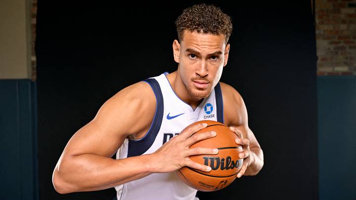 Sep 25, 2026; Dallas, TX, USA; Dallas Mavericks forward/center Dwight Powell (7) poses for a photo during the Mavericks media day at American Airlines Center. Mandatory Credit: Jerome Miron-Imagn Images Sep 25, 2026; Dallas, TX, USA; Dallas Mavericks forward/center Dwight Powell (7) poses for a photo during the Mavericks media day at American Airlines Center. Mandatory Credit: Jerome Miron-Imagn Images