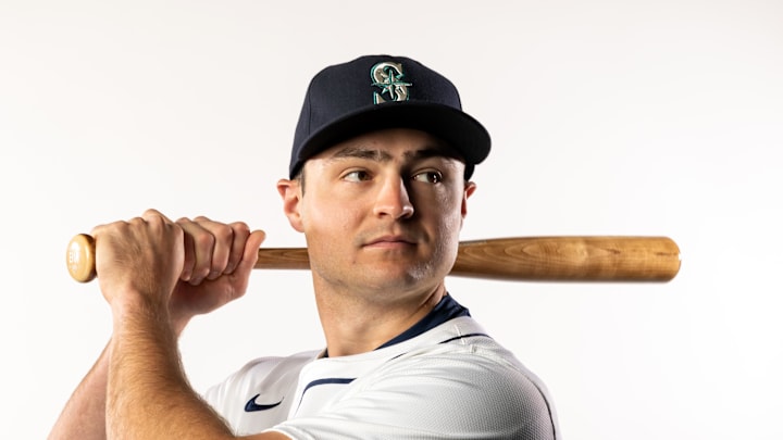Seattle Mariners infielder Ben Williamson poses for a portrait during media day at Peoria Sports Complex on Feb 20.