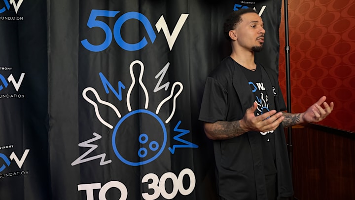 Magic guard Cole Anthony held his second annual 50 Ways to 300 Bowling Fundraiser on Sunday evening.