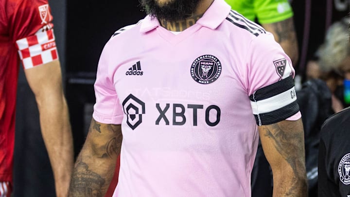 L'Inter Miami porte un maillot particulier.