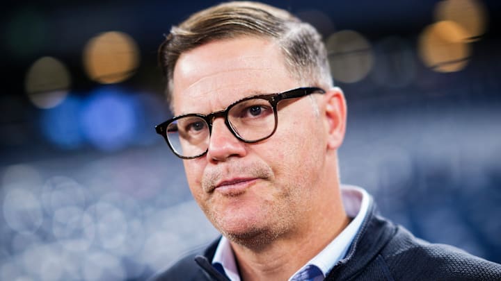 Ross Atkins (Toronto Blue Jays general manager) at the 2024 Winter Meetings.