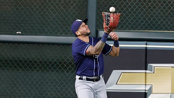 David Peralta terminó la temporada de 2022 con Tampa Bay 