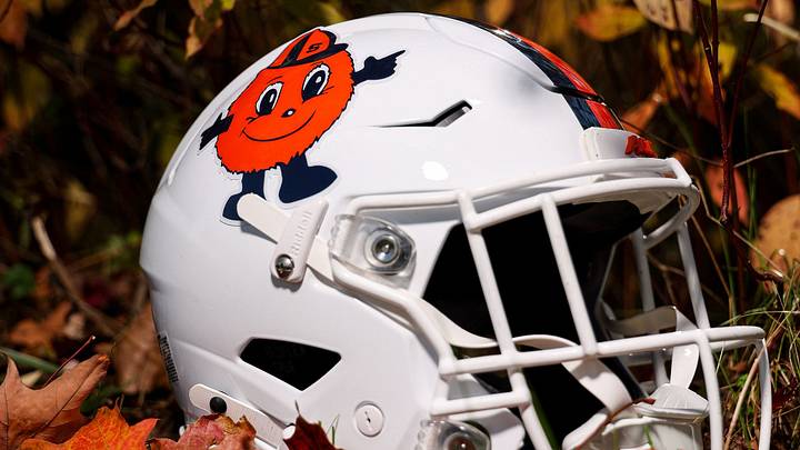 The Syracuse Orange will wear Otto om their helmets for Halloween. The Syracuse Orange will wear Otto om their helmets for Halloween.