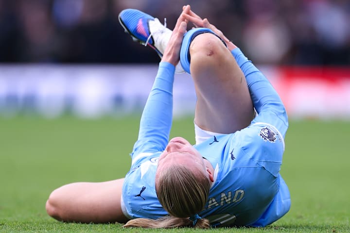 เออร์ลิง ฮาลันด์กำลังรู้สึกไม่สบาย