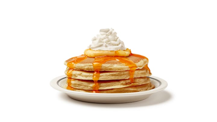 IHOP June Pancake Flavor of the Month, Orange Cream Pancakes