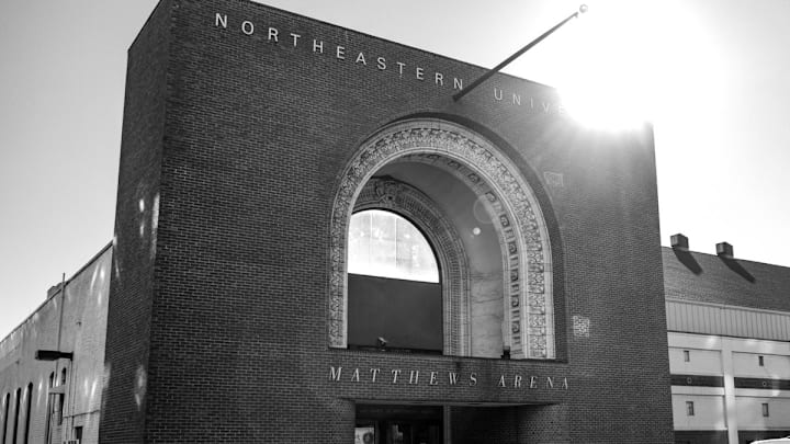 Mathews Arena, hockey's oldest venue, hosted its final game on Dec. 13, 2025 when Northeastern player Boston University. Mathews Arena, hockey's oldest venue, hosted its final game on Dec. 13, 2025 when Northeastern player Boston University.