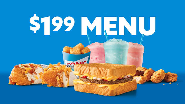 Sonic $1.99 Menu
