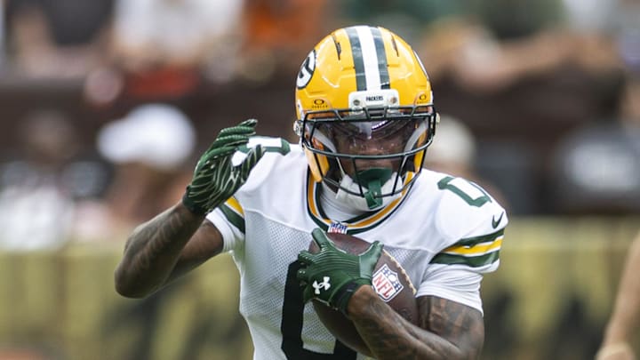 Green Bay Packers wide receiver Matthew Golden is a solid prop target in Week 4. Green Bay Packers wide receiver Matthew Golden is a solid prop target in Week 4.