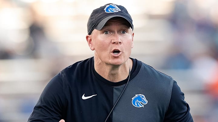 Boise State Broncos head coach Spencer Danielson.