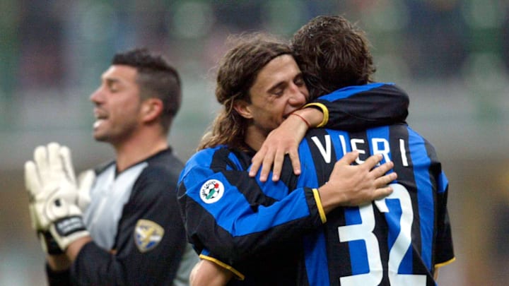 Hernan Crespo e Christian Vieri Hernan Crespo e Christian Vieri