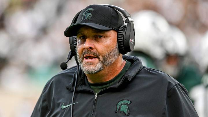 Michigan State's assistant head coach Chris Kapilovic on the sideline during the football game against Washington on Saturday, Sept. 16, 2023, at Spartan Stadium in East Lansing. Michigan State's assistant head coach Chris Kapilovic on the sideline during the football game against Washington on Saturday, Sept. 16, 2023, at Spartan Stadium in East Lansing.