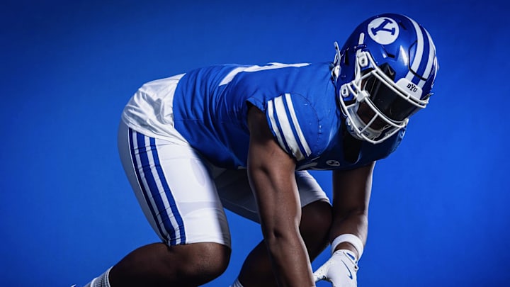 BYU defensive line commit Lopeti Moala on his BYU official visit