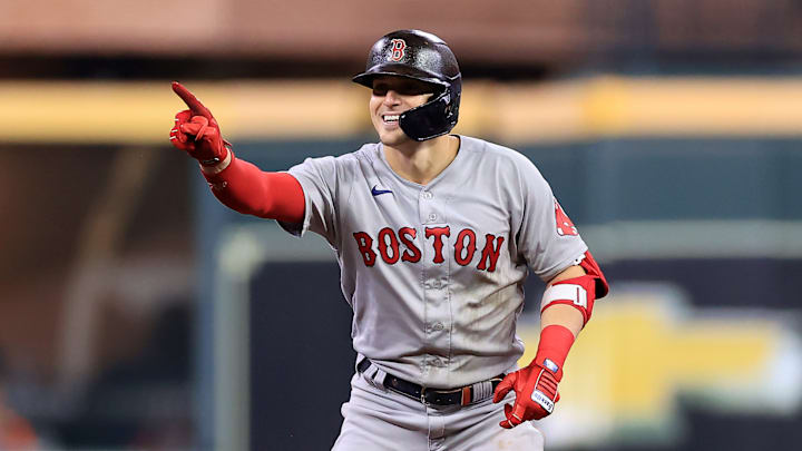 Kike Hernández fue el mejor bateador de los Medias Rojas en el primer duelo de la serie ante los Astros 