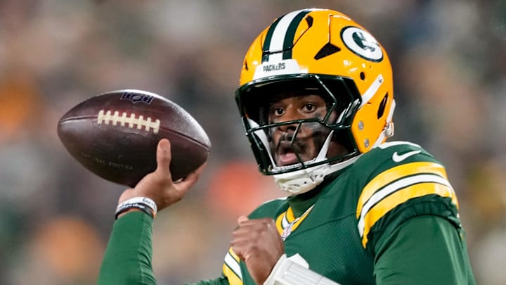 Dec 27, 2025; Green Bay, Wisconsin, USA; Green Bay Packers quarterback Malik Willis (2) throws a pass during the third quarter against the Baltimore Ravens at Lambeau Field. Mandatory Credit: Kayla Wolf-Imagn Images Dec 27, 2025; Green Bay, Wisconsin, USA; Green Bay Packers quarterback Malik Willis (2) throws a pass during the third quarter against the Baltimore Ravens at Lambeau Field. Mandatory Credit: Kayla Wolf-Imagn Images