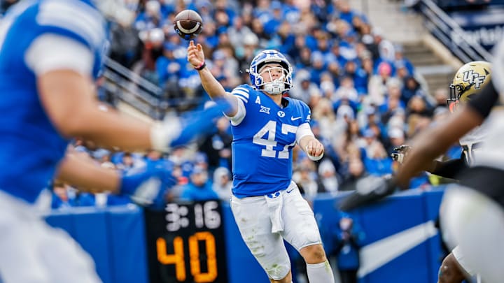 BYU QB Bear Bachmeier against UCF
